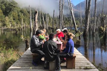 Lunch at the Alerces lake